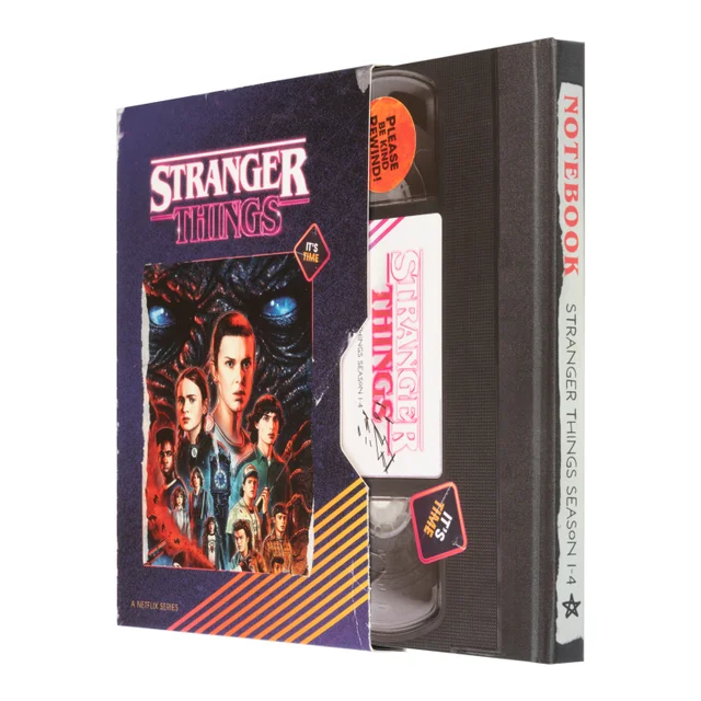 Stranger Things VHS Premium A5 Notebook
