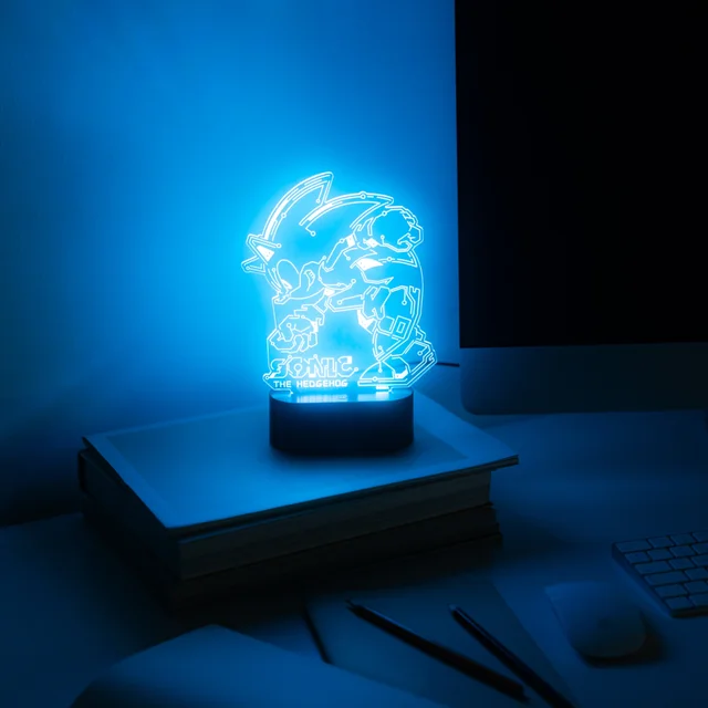 Sonic The Hedgehog Speed Circuit Led Table Lamp