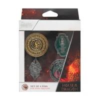 Game Of Thrones House Of The Dragon Set Of 4 Pins - undefined undefined