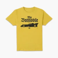 BATMAN Batmobile Profile Lt Unisex T-Shirt - Yellow - undefined undefined