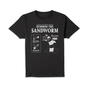 Beetlejuice Sandworm Instructional Unisex T-Shirt - Black