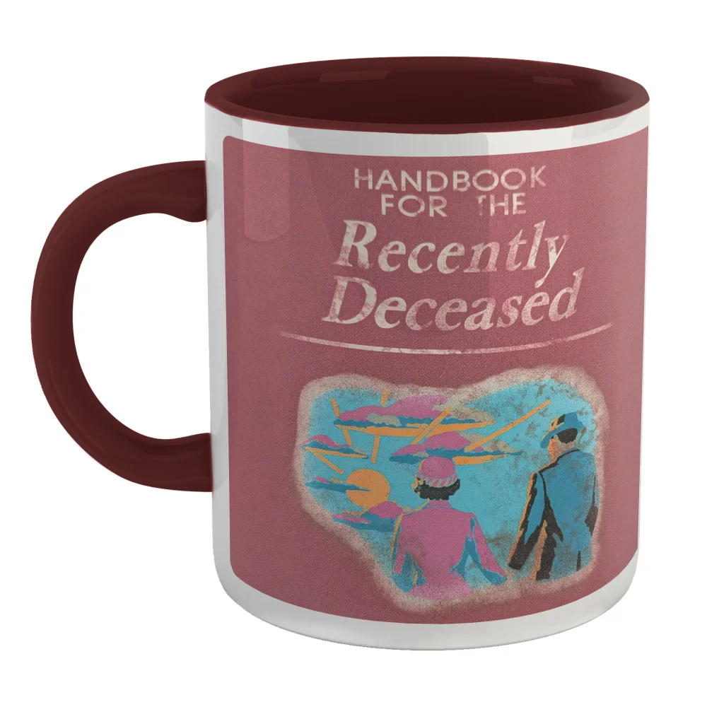 Beetlejuice Handbook For The Recently Deceased Mug - Burgundy Image 1