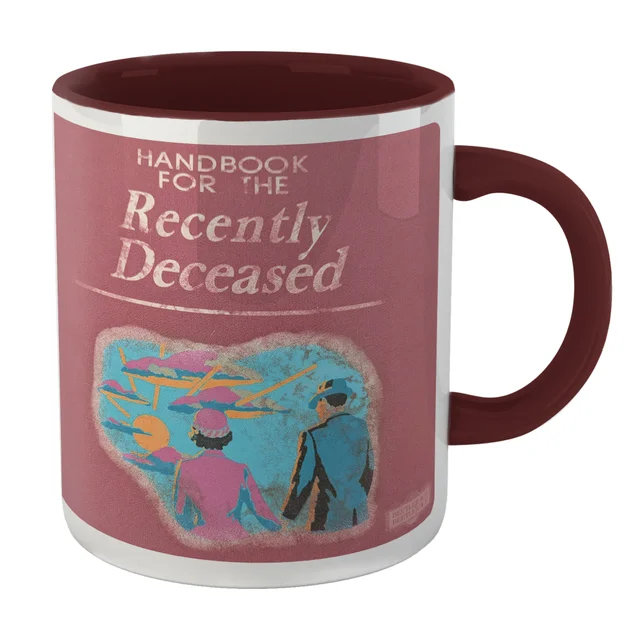 Beetlejuice Handbook For The Recently Deceased Mug - Burgundy