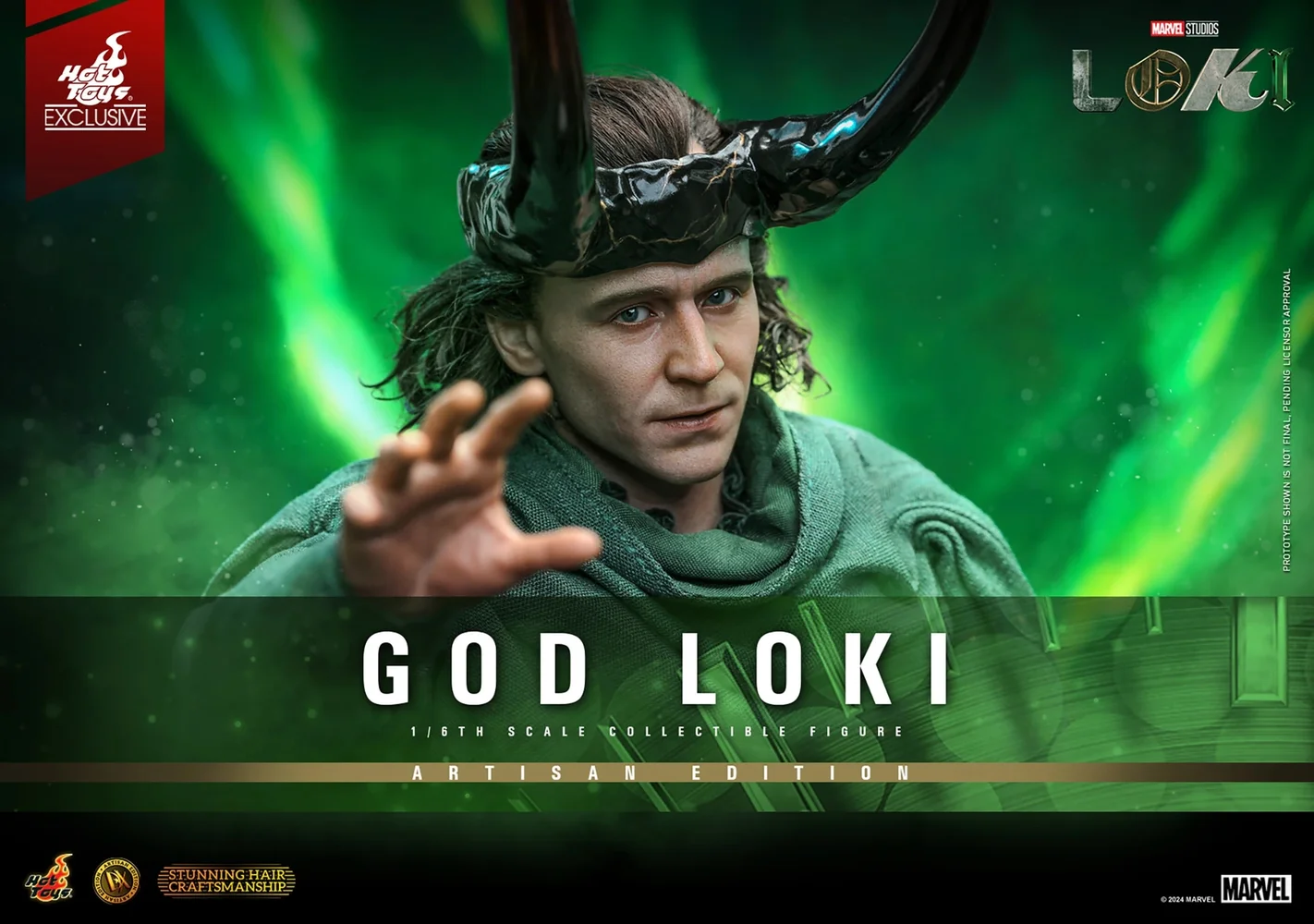 Hot Toys 1/6th Scale God Loki (Artisan Edition) Limited Edition Statue Image 1