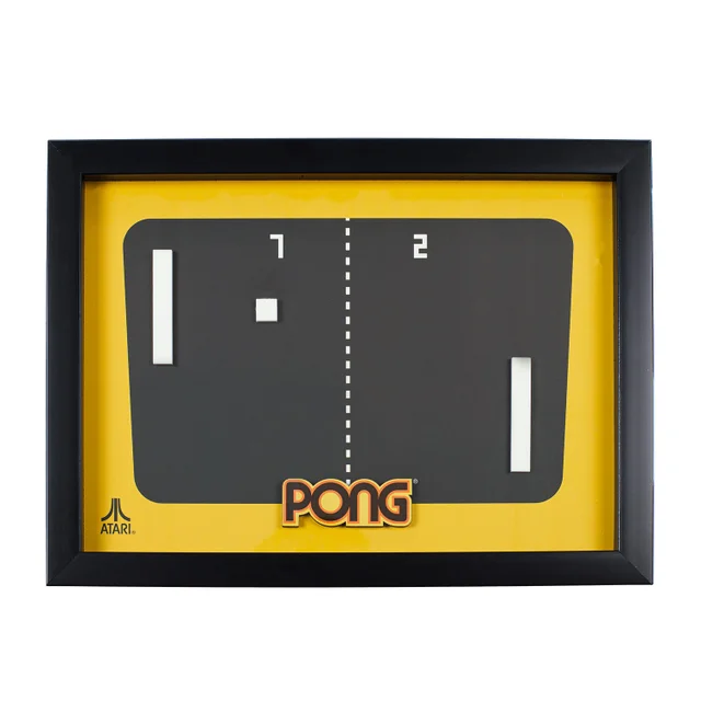 Official Atari 3D Wall Art - Pong Collection