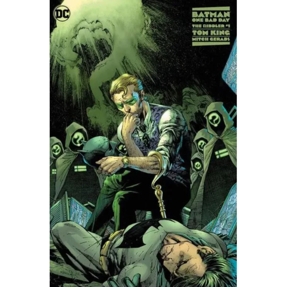 Batman - One Bad Day: The Riddler 2024 Batman Day Exclusive Dust Jacket Image 1
