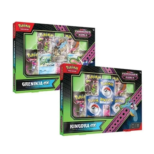 Pokemon TCG: Scarlet & Violet Shrouded Fable Greninja/Kingdra Ex Special Illustration Collection - Assortment Image 1