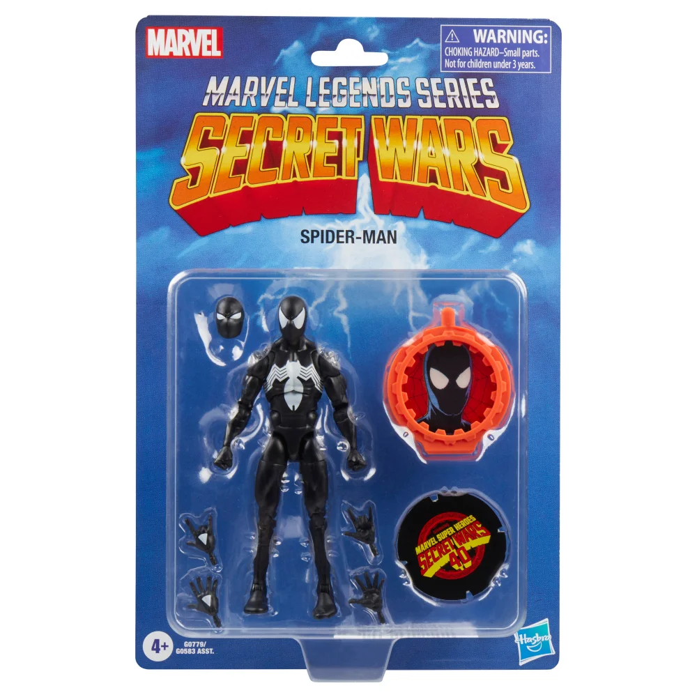 Hasbro Marvel Legends Series Spider-Man, Retro Marvel Comics Collectible Action Figure (6”) Image 1