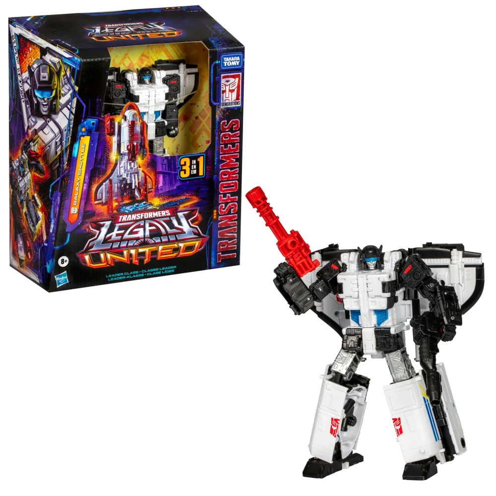 Hasbro Transformers Legacy United Leader Class Galaxy Shuttle 7.5” Action Figure, 8+ Image 1