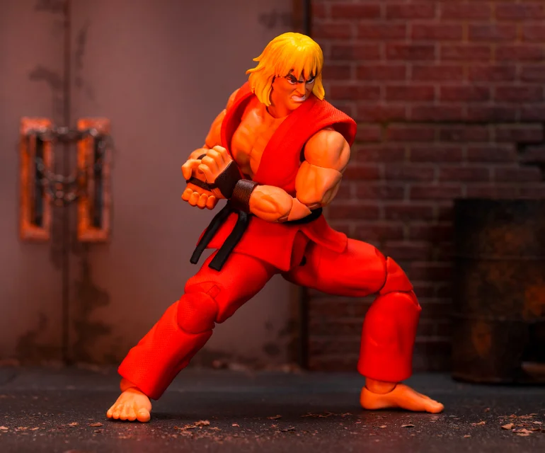 KEN MASTERS STREET FIGHTER 6" DELUXE COLLECTOR FIGURE