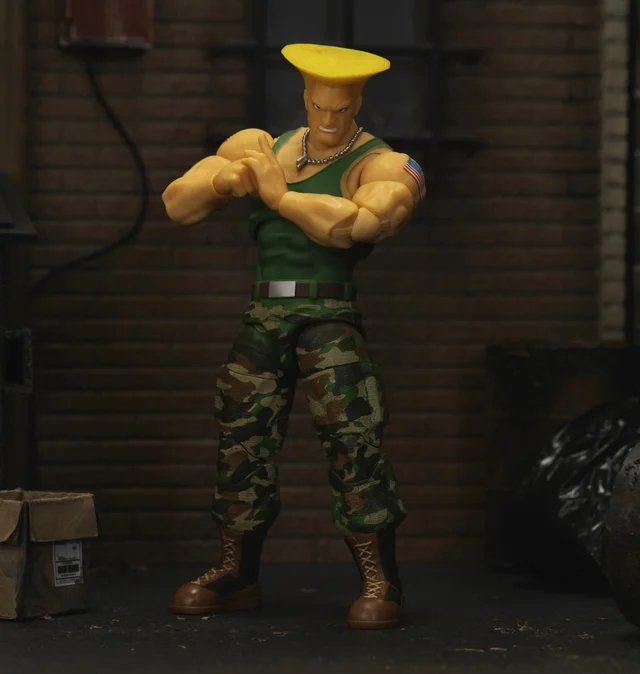 GUILE STREET FIGHTER 6 INCH DELUXE COLLECTOR FIGURE