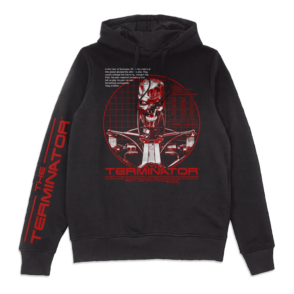 The Terminator Target Acquired Hoodie - Black - L Image 1