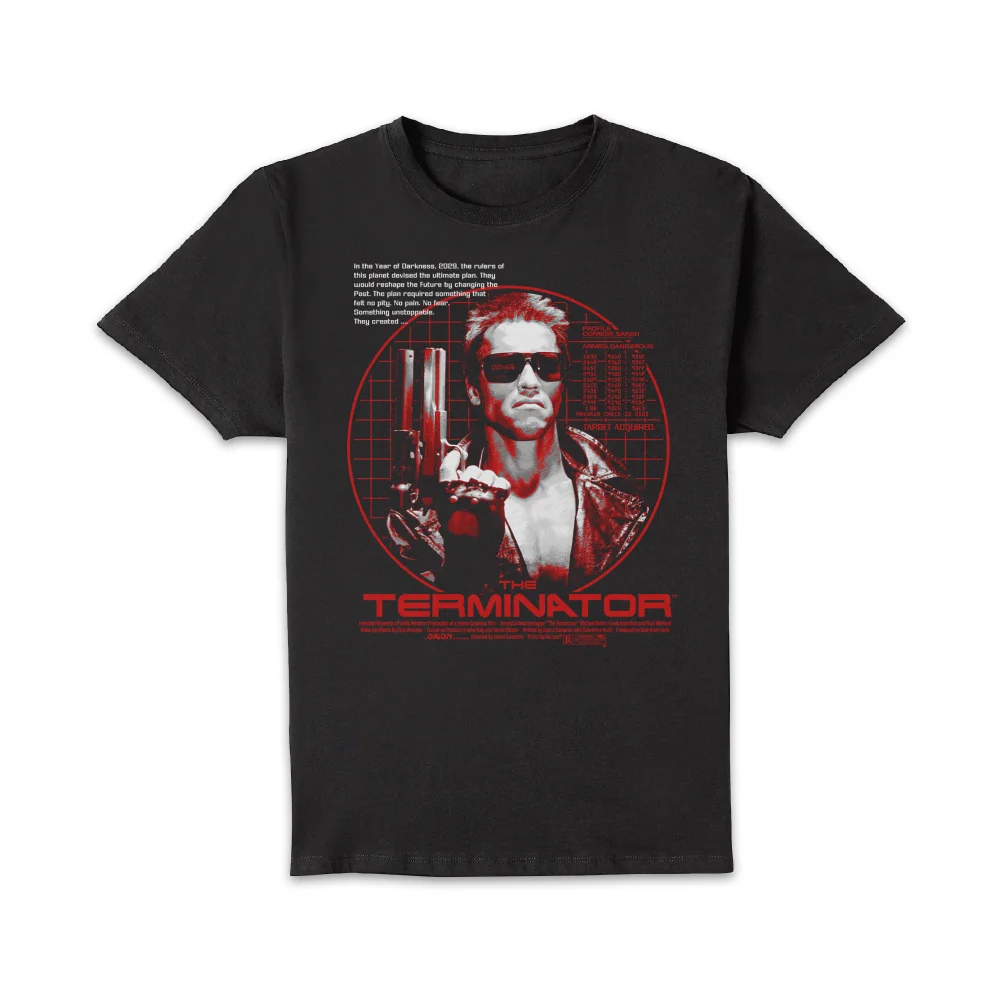 The Terminator Target Acquired Unisex T-Shirt - Black - 5XL Image 1