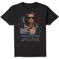 The Terminator Retro Poster Unisex T-Shirt - Black - undefined undefined