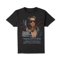 The Terminator Retro Poster Unisex T-Shirt - Black - undefined undefined