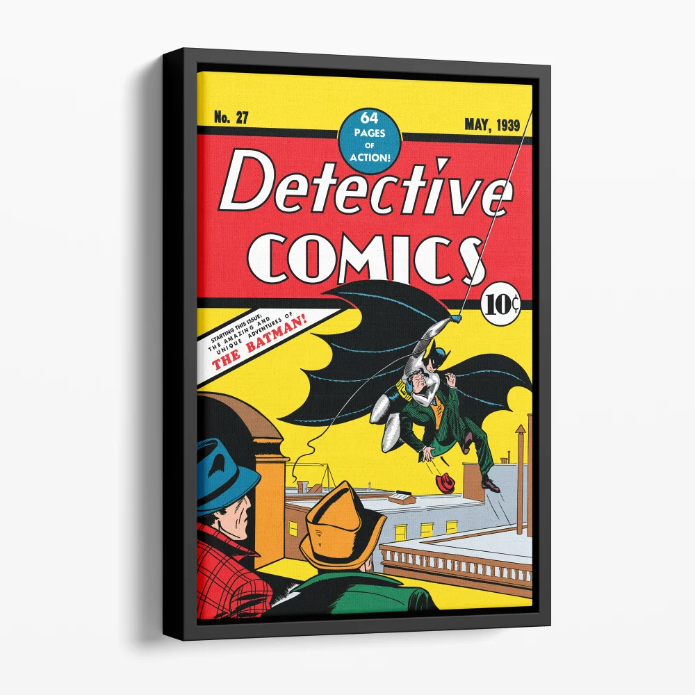 Batman Core Detective Comics #27 Rectangular Framed Canvas - No Frame Image 1