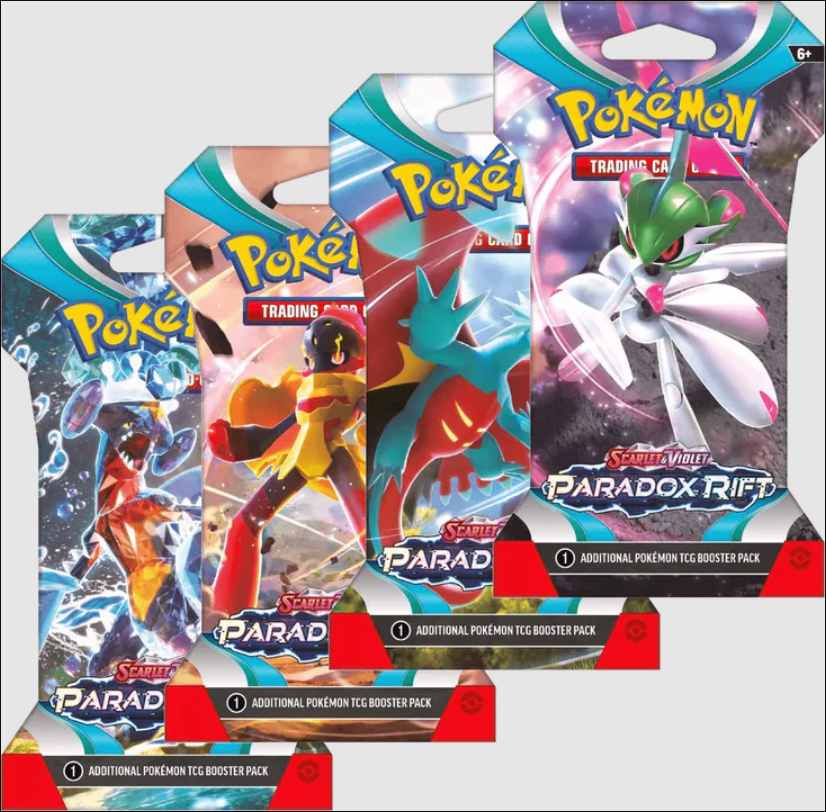 Pokémon TCG Paradox Rift Sleeved Booster Pack Image 1
