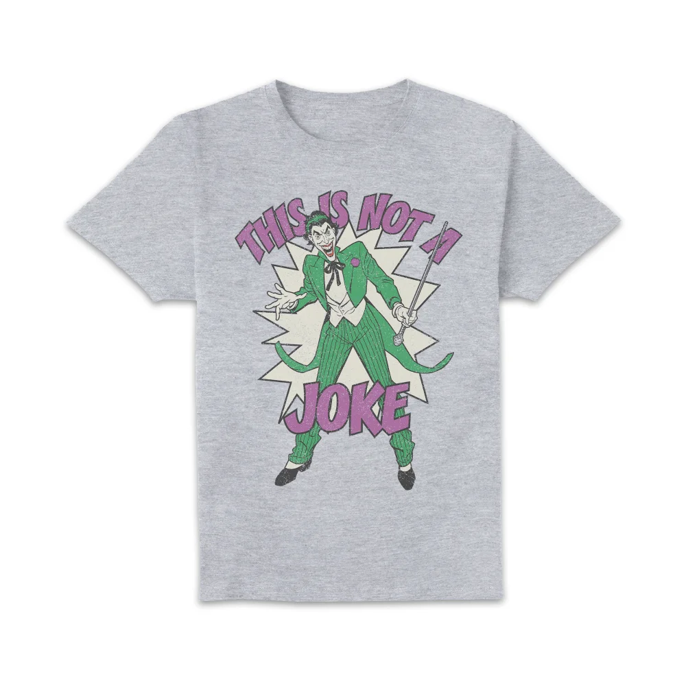 Joker This Is Not A Joke Unisex T-Shirt - Grey - XL - Grey Image 1