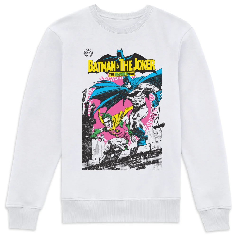 Joker Deadly Duo Sweatshirt - White - L - White Image 1