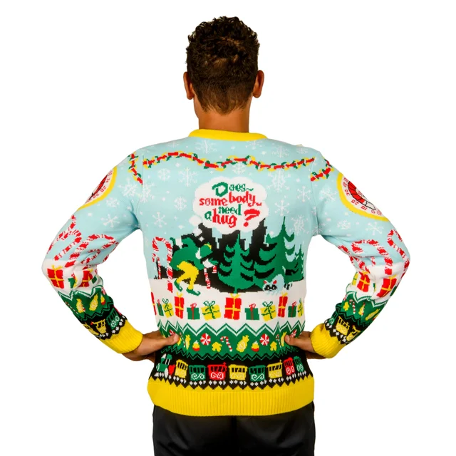 Elf OMG! I Know Him! Knitted Christmas Jumper