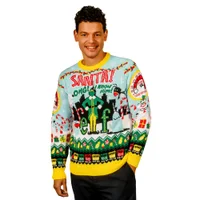 Elf OMG! I Know Him! Knitted Christmas Jumper - undefined undefined