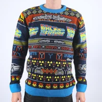 Back To The Future Gigawatts Knitted Christmas Jumper