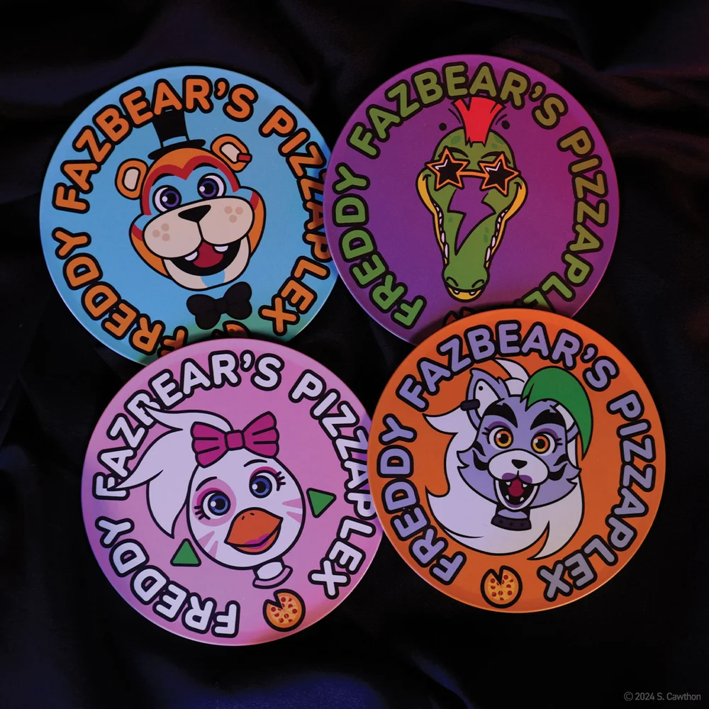 Five Nights at Freddy's Printed Drinks Coasters Image 1
