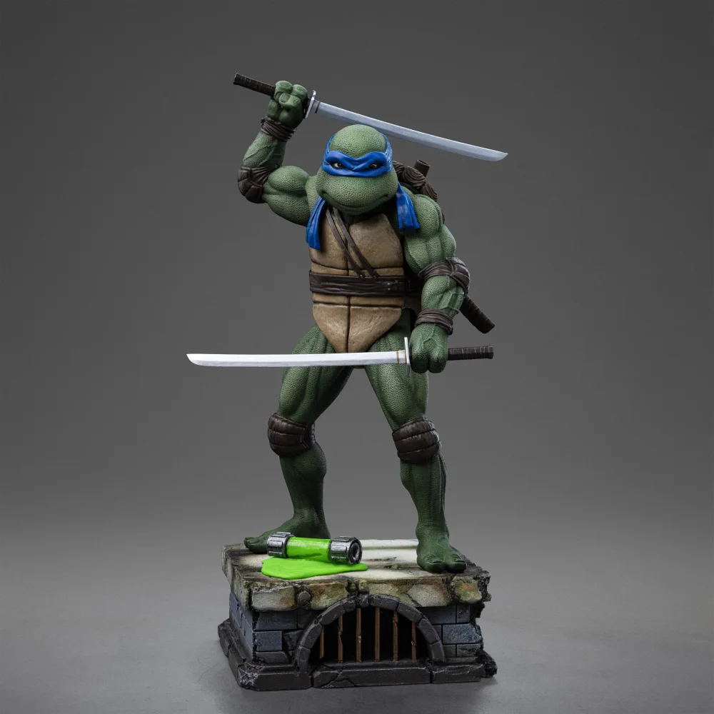 Iron Studios Teenage Mutant Ninja Turtles Leonardo Art Scale 1/10 Statue Image 1