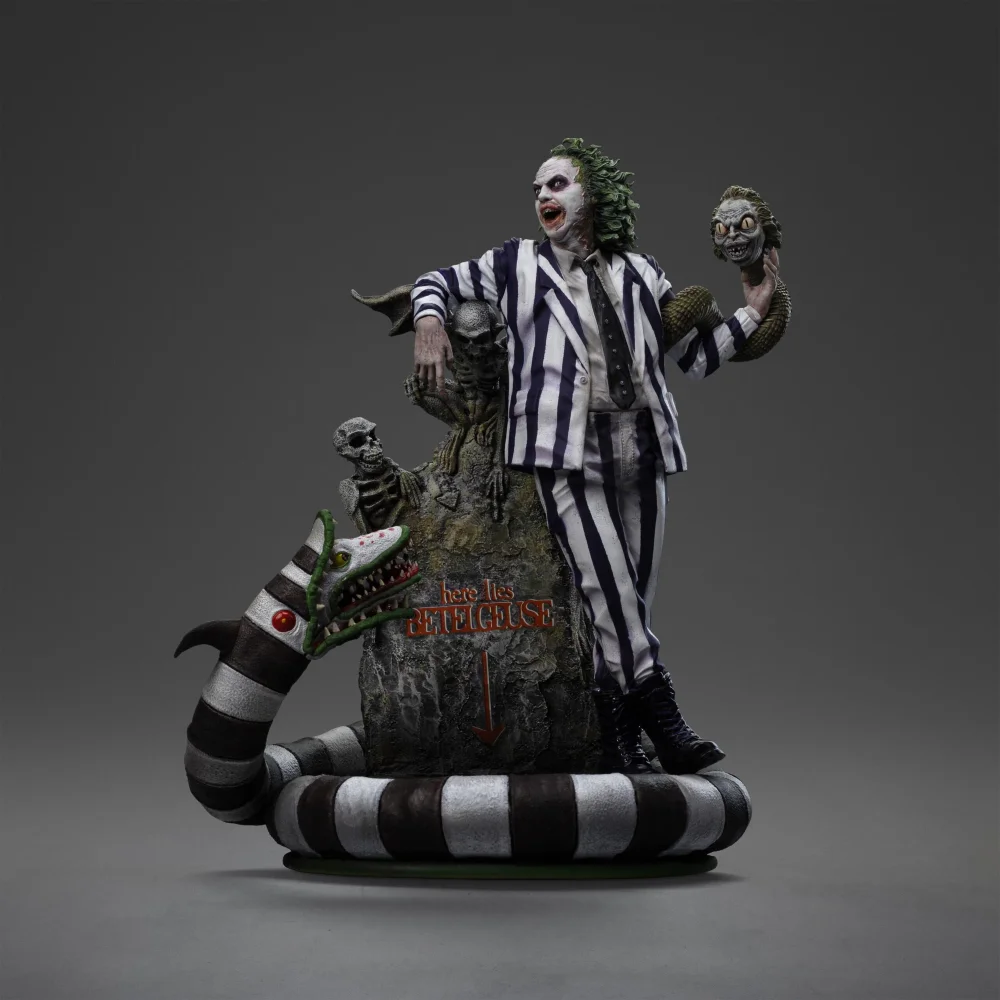 Iron Studios Beetlejuice Art Scale 1/10 Statue Image 1