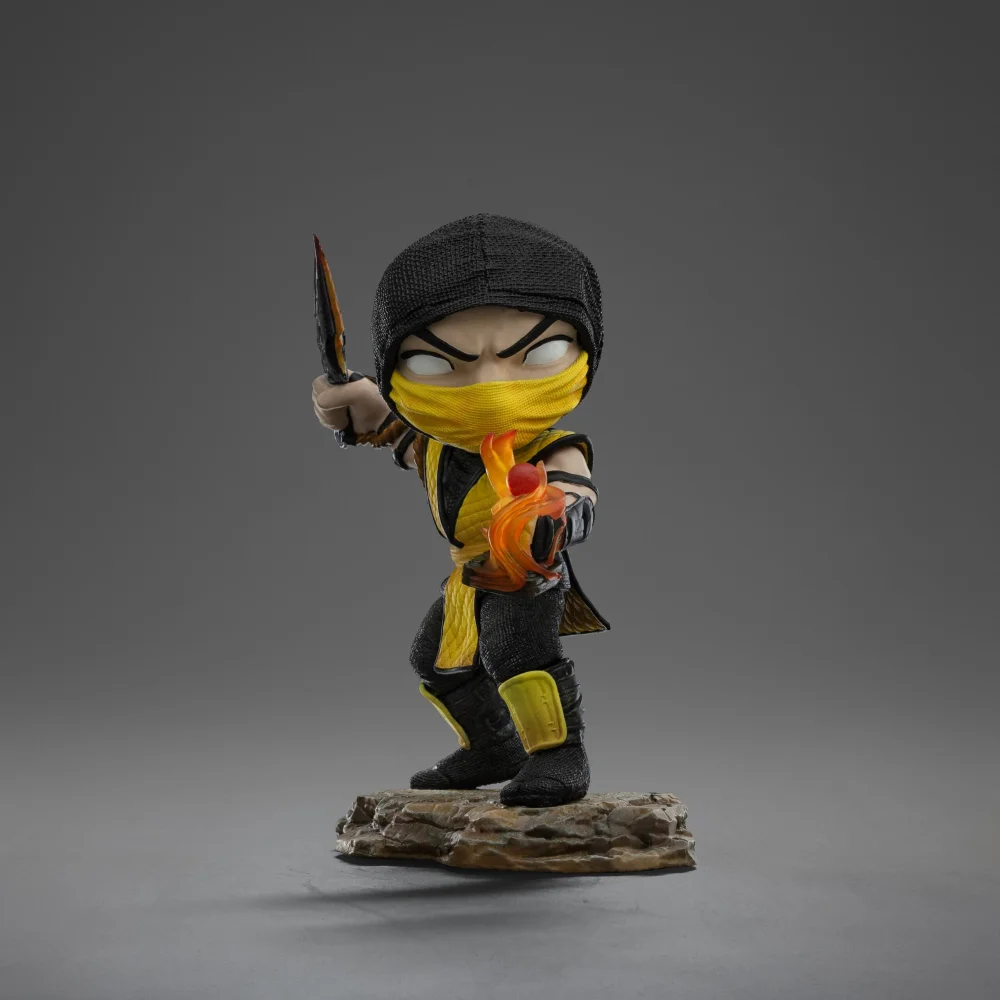 Iron Studios Mortal Kombat Scorpion MiniCo Figure Image 1
