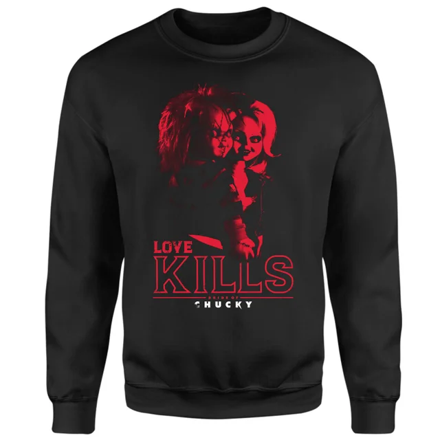e Chucky Love Kills Sweatshirt - Black