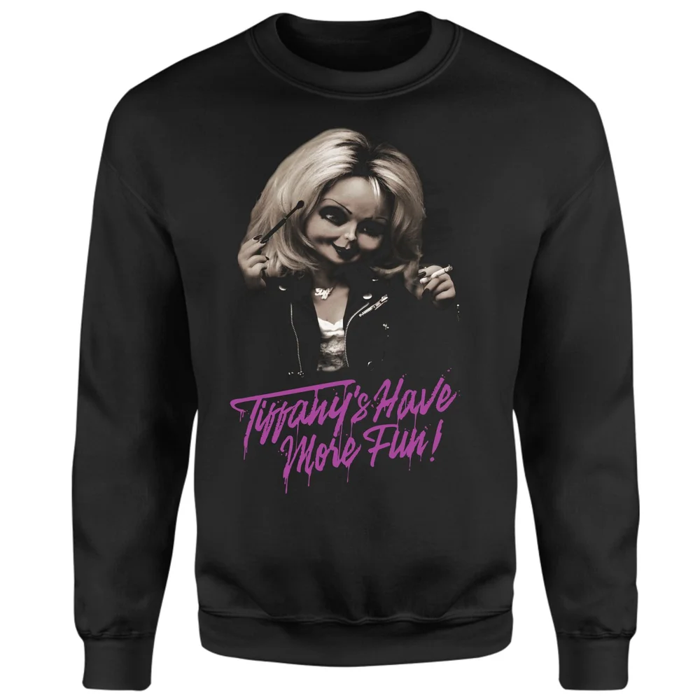 Chucky Tiffanys Have More Fun Sweatshirt - Black - XS Image 1
