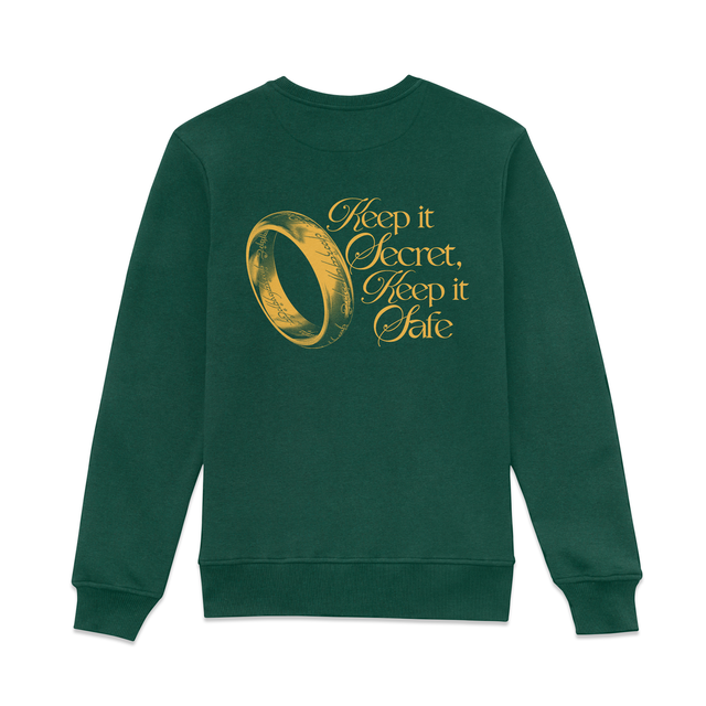 Lord Of The Rings Keep It Safe Sweatshirt - Green