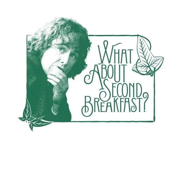 Lord Of The Rings Second Breakfast Sweatshirt - White