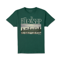 Lord Of The Rings Fellowship Cinematic Unisex T-Shirt - Green - undefined undefined