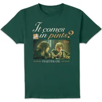 Lord Of The Rings It Comes In Pints Unisex T-Shirt - Green - undefined undefined