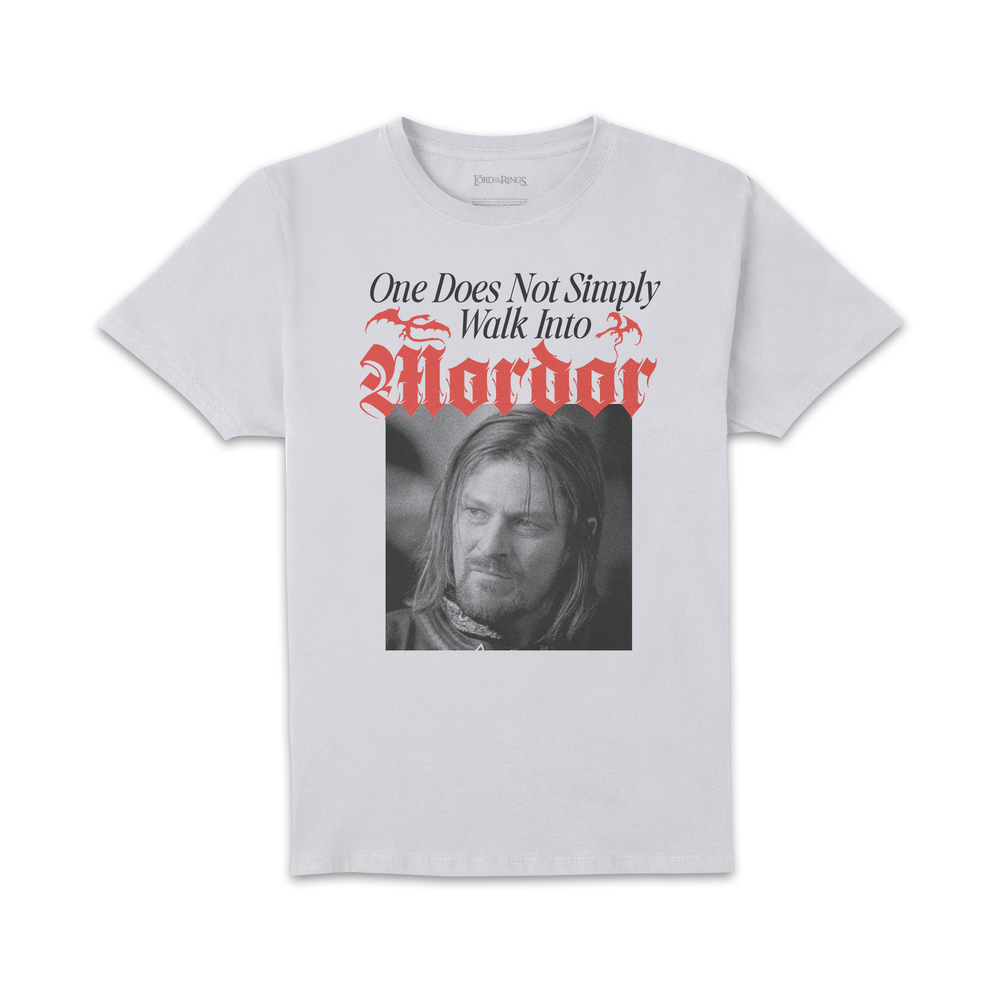 Lord Of The Rings Walk Into Mordor Unisex T-Shirt - White - L Image 1