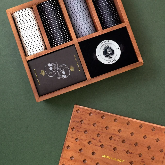 DEAD MAN’S HAND Iron & Glory Premium Poker Set