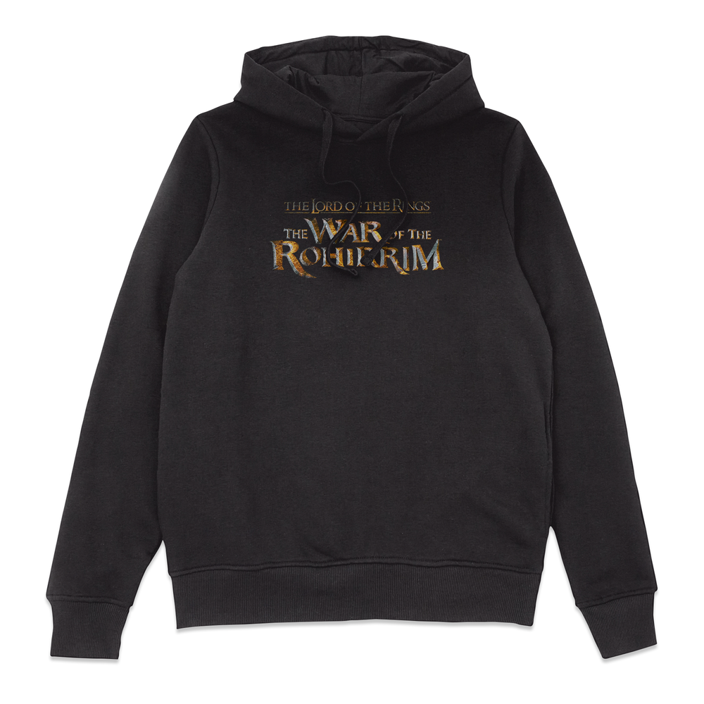 Lord Of The Rings The War of Rohirrim Cinematic Logo Hoodie - Black - XXL Image 1