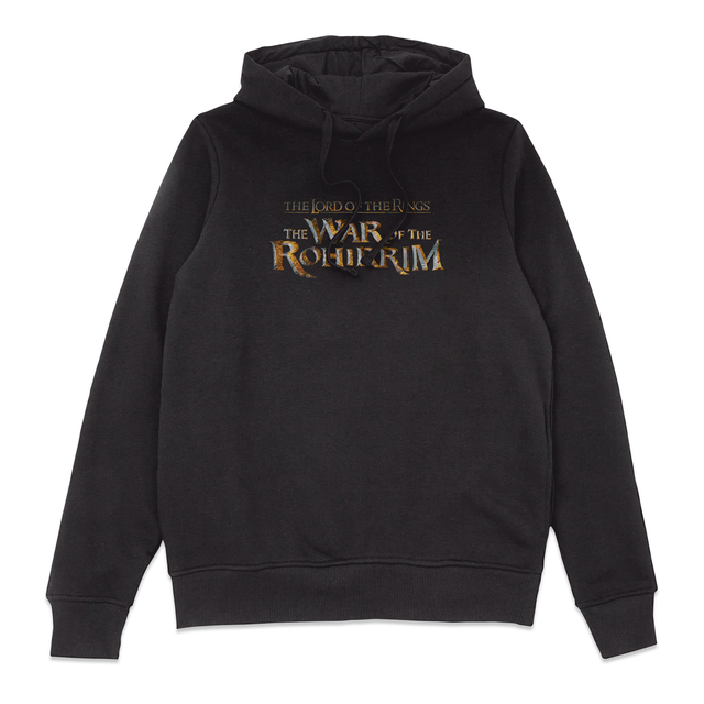 Lord Of The Rings The War of Rohirrim Cinematic Logo Hoodie - Black