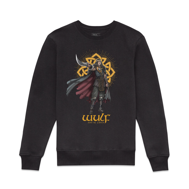 Lord Of The Rings The War of Rohirrim Wulf Pose Sweatshirt - Black