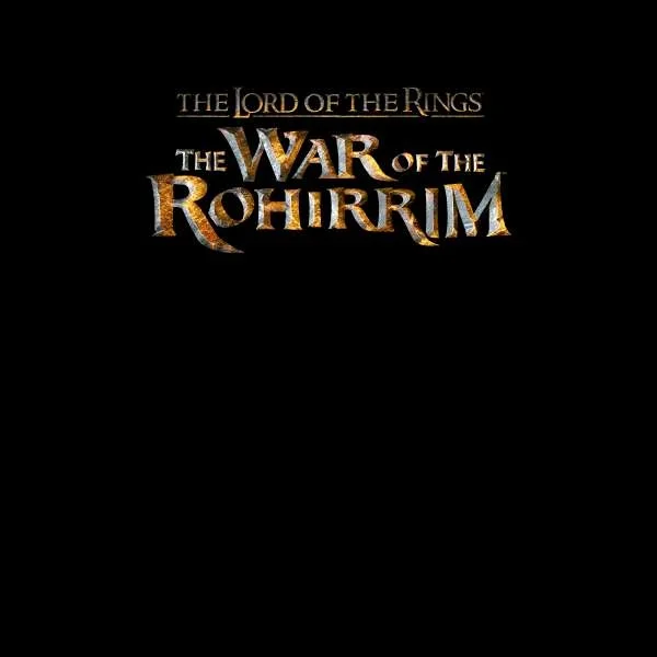 Lord Of The Rings The War of Rohirrim Cinematic Logo Unisex T-Shirt - Black