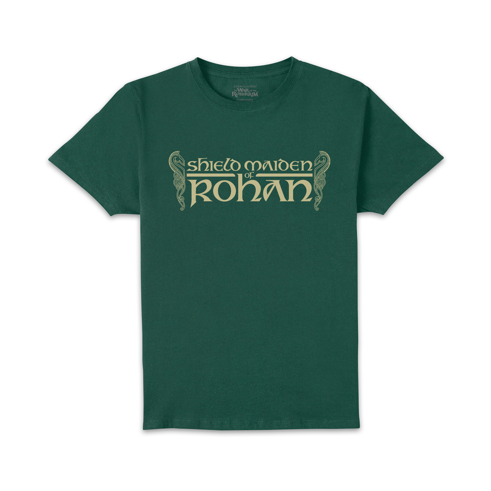 Lord Of The Rings The War of Rohirrim Sheild Maiden Of Rohan Unisex T-Shirt - Green - XL Image 1