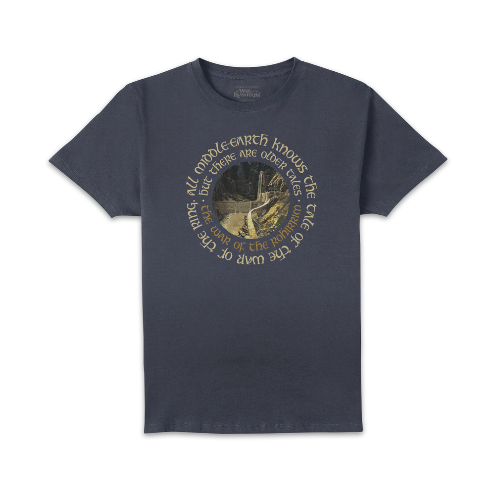 Lord Of The Rings The War of Rohirrim Older Tales Unisex T-Shirt - Navy - L Image 1