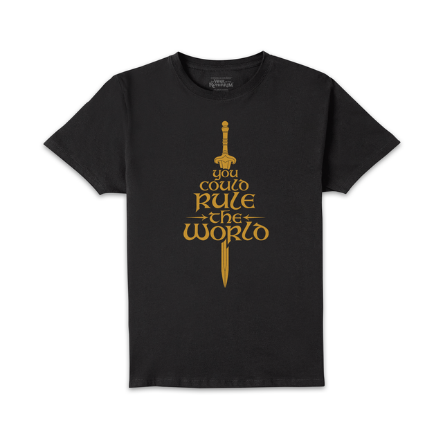 Lord Of The Rings The War of Rohirrim Rule The World Unisex T-Shirt - Black