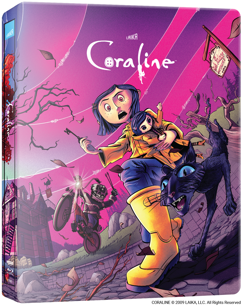 Coraline - Limited Edition 4K Ultra HD & Blu-ray Steelbook Image 1