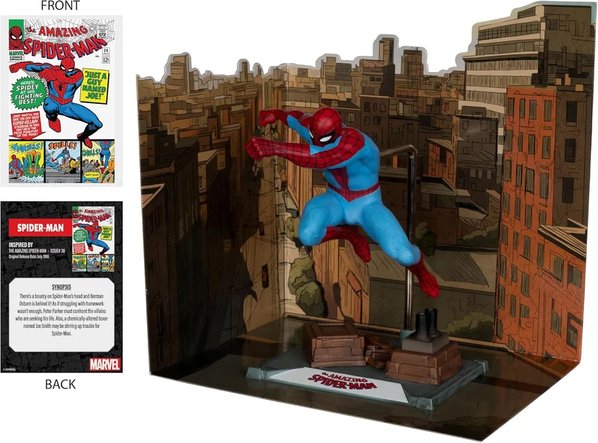 MARVEL COLLECTION 1:10TH WV2 - SPIDER-MAN (THE AMAZING SPIDER-MAN #68) (GOLD LABEL)
