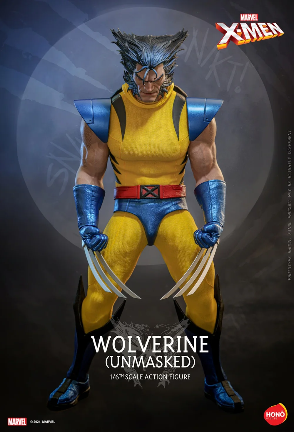 HONO Studios X-Men Wolverine Unmasked 1/6th Scale Figure Image 1
