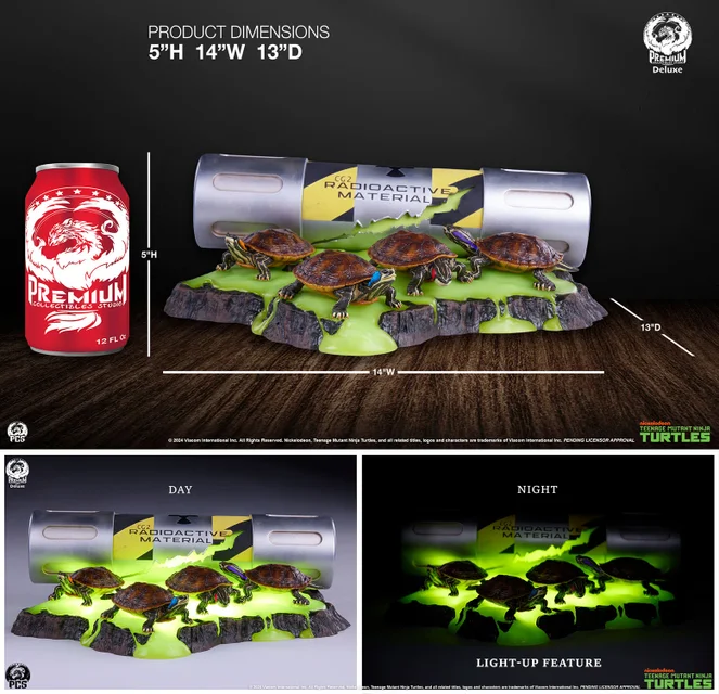 Premium Collectibles Studio Teenage Mutant Ninja Turtles 1:1 Scale Origins Deluxe Diorama