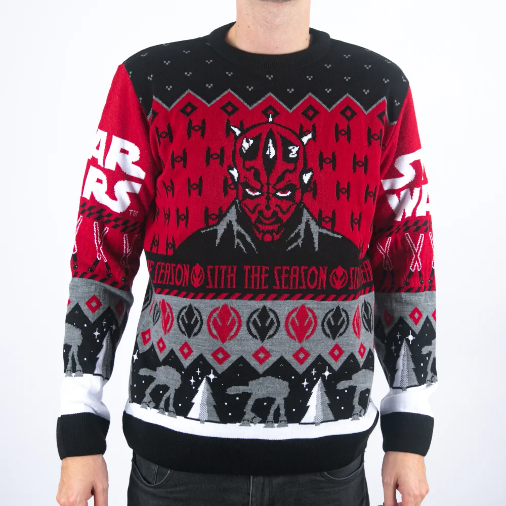 Star Wars Sith The Season Knitted Christmas Jumper - XXL Image 1